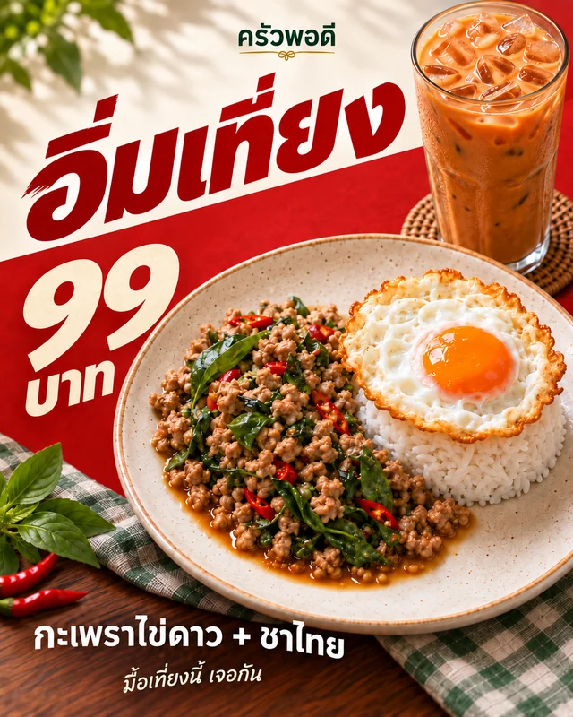 ทำภาพโปรชุดมื้อเที่ยง